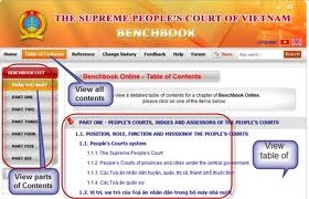 The Supreme People's Court of Vietnam: Benchbook Online 